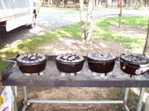 Dutch Oven Cook Table